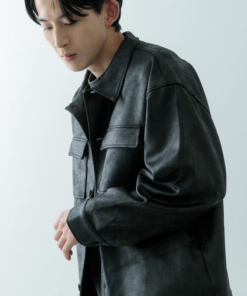 ITEMS URBANRESEARCH（アイテムズ アーバンリサーチ）の「F.L. CPO ジャケット（その他アウター・メンズ・ブラック・LARGE/MEDIUM）」の2枚目の写真