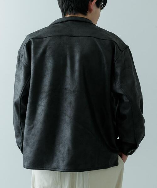 ITEMS URBANRESEARCH（アイテムズ アーバンリサーチ）の「F.L. CPO ジャケット（その他アウター・メンズ・ブラック・LARGE/MEDIUM）」の4枚目の写真