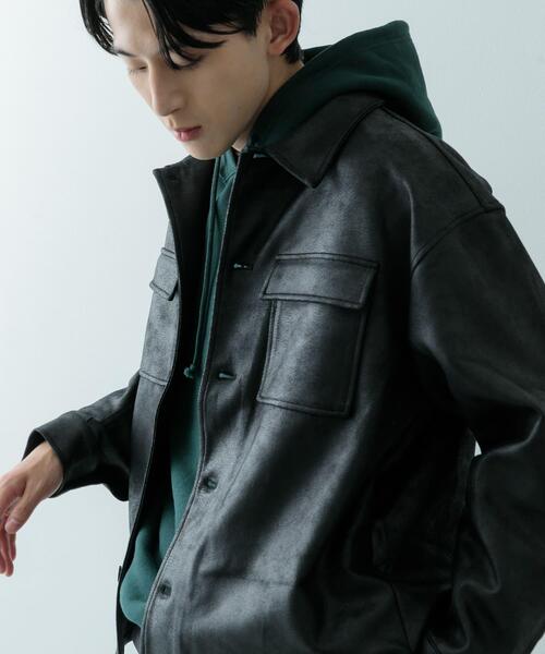 ITEMS URBANRESEARCH（アイテムズ アーバンリサーチ）の「F.L. CPO ジャケット（その他アウター・メンズ・ブラック・LARGE/MEDIUM）」の6枚目の写真