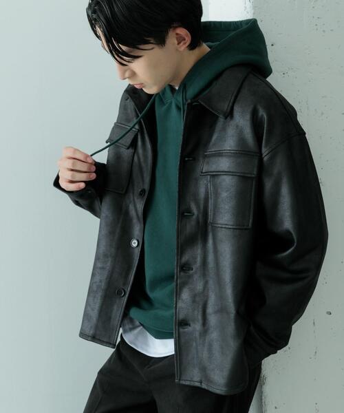 ITEMS URBANRESEARCH（アイテムズ アーバンリサーチ）の「F.L. CPO ジャケット（その他アウター・メンズ・ブラック・LARGE/MEDIUM）」の8枚目の写真