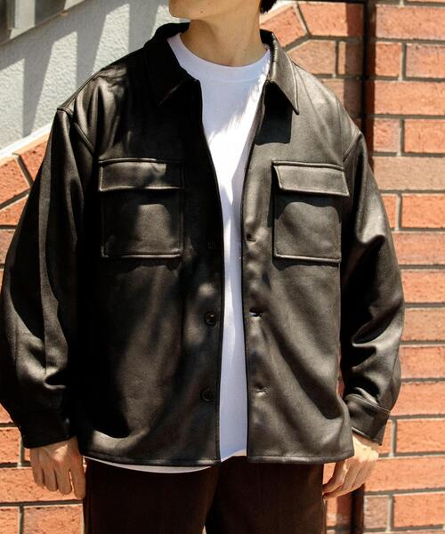 ITEMS URBANRESEARCH（アイテムズ アーバンリサーチ）の「F.L. CPO ジャケット（その他アウター・メンズ・ブラック・LARGE/MEDIUM）」の9枚目の写真