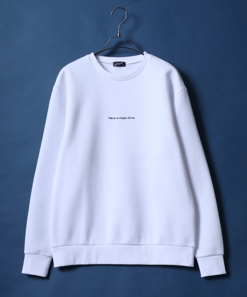 ANPAS（アンパス）の「Fleece Lining Back Print Floral Pattern Oversized SweatShirt/裏起毛 バックプリント フラワー プリント オーバーサイズ スウェット トップス トレーナー メンズ（スウェット・メンズ・ブラック系その他3/ホワイト系その他3/ホワイト系その他/ホワイト系その他2/ブラック系その他/ブラック系その他2・L/M）」の7枚目の写真