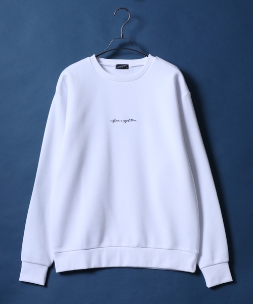 ANPAS（アンパス）の「Fleece Lining Back Print Floral Pattern Oversized SweatShirt/裏起毛 バックプリント フラワー プリント オーバーサイズ スウェット トップス トレーナー メンズ（スウェット・メンズ・ブラック系その他3/ホワイト系その他3/ホワイト系その他/ホワイト系その他2/ブラック系その他/ブラック系その他2・L/M）」の10枚目の写真