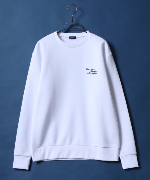 ANPAS（アンパス）の「Fleece Lining Back Print Floral Pattern Oversized SweatShirt/裏起毛 バックプリント フラワー プリント オーバーサイズ スウェット トップス トレーナー メンズ（スウェット・メンズ・ブラック系その他3/ホワイト系その他3/ホワイト系その他/ホワイト系その他2/ブラック系その他/ブラック系その他2・L/M）」の13枚目の写真