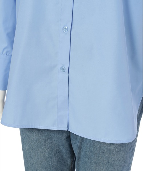 Edit Sheen（エディットシーン）の「ロングカフスデザインシャツ（シャツ/ブラウス・レディース・ブルー/オフホワイト・M）」の19枚目の写真