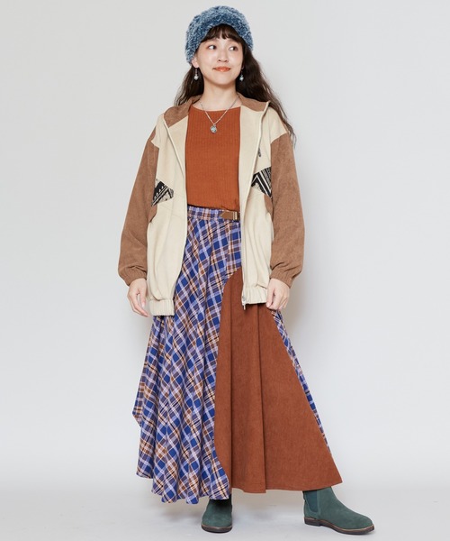 チャイハネ（チャイハネ）の「【チャイハネ】イーフェパッチワークジャケット（ブルゾン・レディース・マスタード/カーキ/ベージュ・FREE）」の15枚目の写真