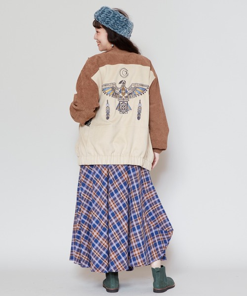 チャイハネ（チャイハネ）の「【チャイハネ】イーフェパッチワークジャケット（ブルゾン・レディース・マスタード/カーキ/ベージュ・FREE）」の18枚目の写真