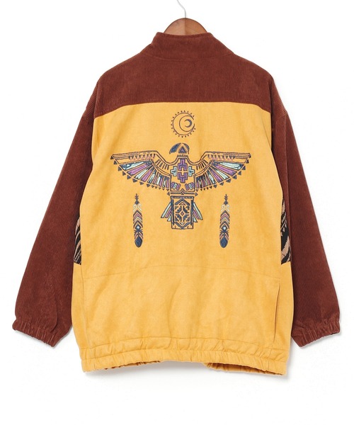 チャイハネ（チャイハネ）の「【チャイハネ】イーフェパッチワークジャケット（ブルゾン・レディース・マスタード/カーキ/ベージュ・FREE）」の22枚目の写真