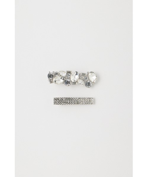 MOUSSY（マウジー）の「BLING-BLING ヘアクリップ（バレッタ/ヘアクリップ・レディース・シルバー・FREE）」の3枚目の写真