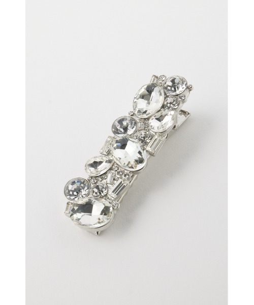 MOUSSY（マウジー）の「BLING-BLING ヘアクリップ（バレッタ/ヘアクリップ・レディース・シルバー・FREE）」の4枚目の写真