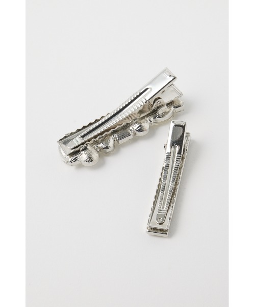 MOUSSY（マウジー）の「BLING-BLING ヘアクリップ（バレッタ/ヘアクリップ・レディース・シルバー・FREE）」の6枚目の写真