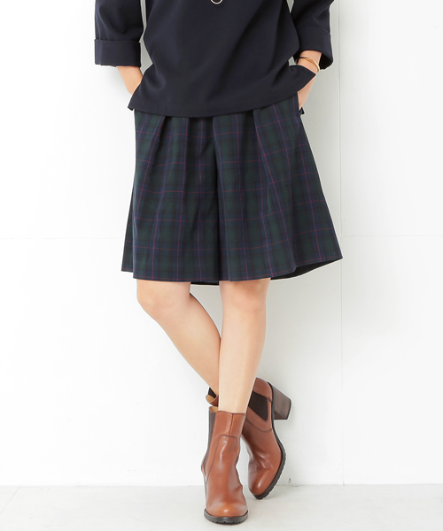 B:MING by BEAMS(ビーミングバイビームス)の「ビーミング by ビームス / 裏起毛キュロットパンツ(その他パンツ・レディース・グレー系その他/ネイビー/ブルー系その他・SMALL/MEDIUM)」の3枚目の写真