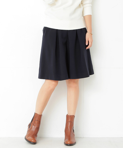 B:MING by BEAMS(ビーミングバイビームス)の「ビーミング by ビームス / 裏起毛キュロットパンツ(その他パンツ・レディース・グレー系その他/ネイビー/ブルー系その他・SMALL/MEDIUM)」の2枚目の写真