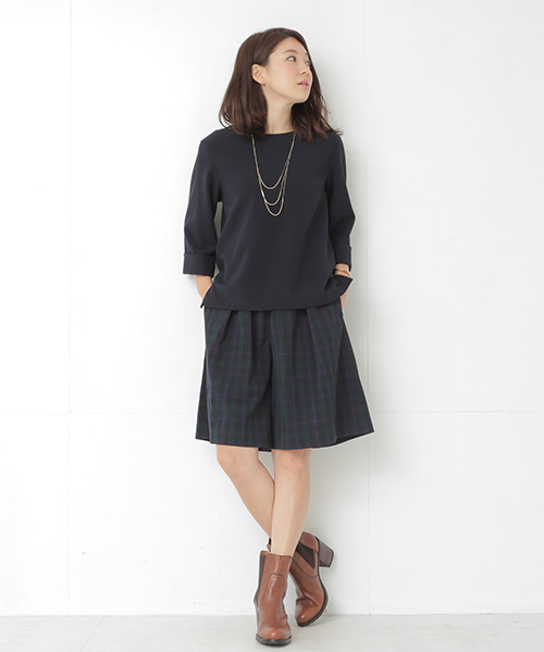 B:MING by BEAMS(ビーミングバイビームス)の「ビーミング by ビームス / 裏起毛キュロットパンツ(その他パンツ・レディース・グレー系その他/ネイビー/ブルー系その他・SMALL/MEDIUM)」の10枚目の写真