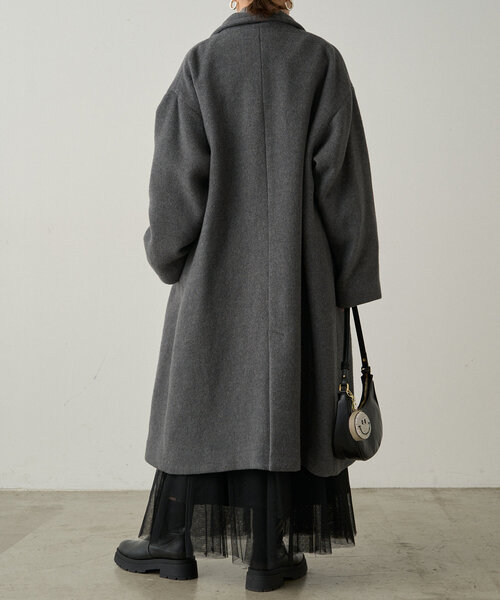 【セール】スタンドカラーウールコート（その他アウター）｜LOUNGEDRESS（ラウンジドレス）