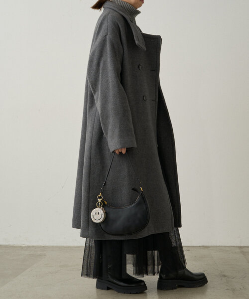 【セール】スタンドカラーウールコート（その他アウター）｜LOUNGEDRESS（ラウンジドレス）