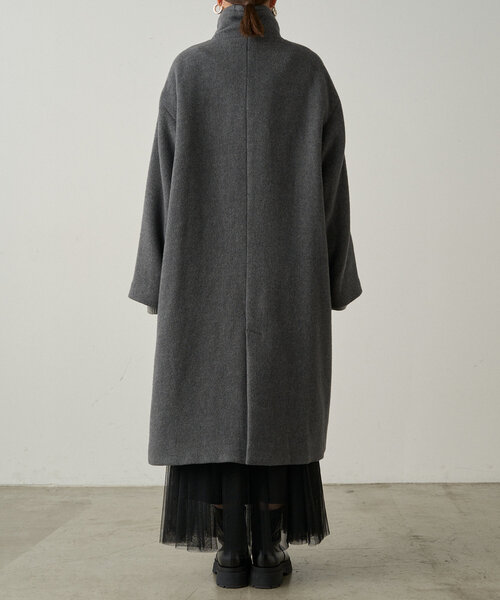 【セール】スタンドカラーウールコート（その他アウター）｜LOUNGEDRESS（ラウンジドレス）