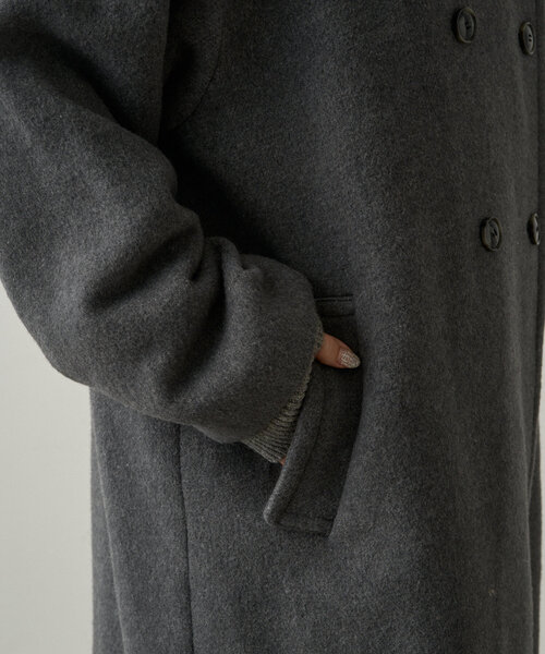 【セール】スタンドカラーウールコート（その他アウター）｜LOUNGEDRESS（ラウンジドレス）
