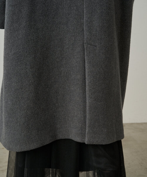 【セール】スタンドカラーウールコート（その他アウター）｜LOUNGEDRESS（ラウンジドレス）