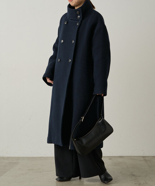 【セール】スタンドカラーウールコート（その他アウター）｜LOUNGEDRESS（ラウンジドレス）