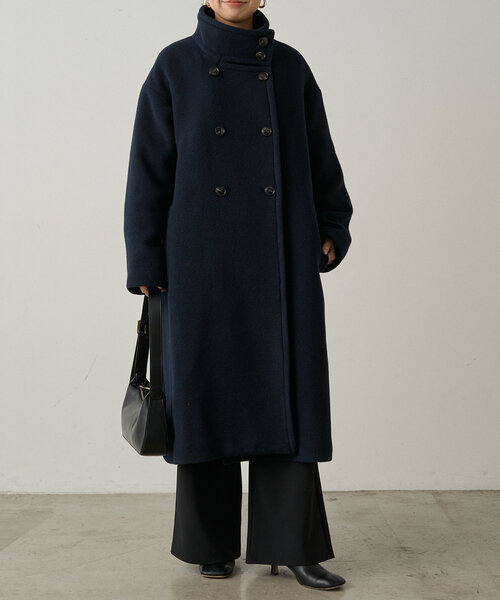 【セール】スタンドカラーウールコート（その他アウター）｜LOUNGEDRESS（ラウンジドレス）
