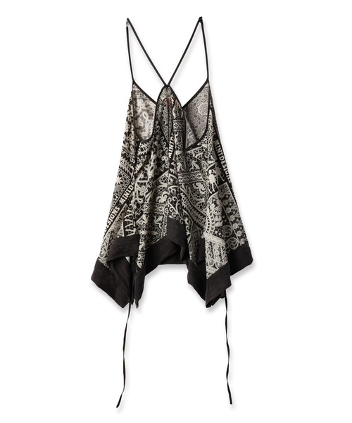 mintdesigns（ミントデザインズ）の「LACE COLLAGE CAMISOLE / レースコラージュキャミソール（キャミソール・レディース・ブラック/グレー・2）」の8枚目の写真