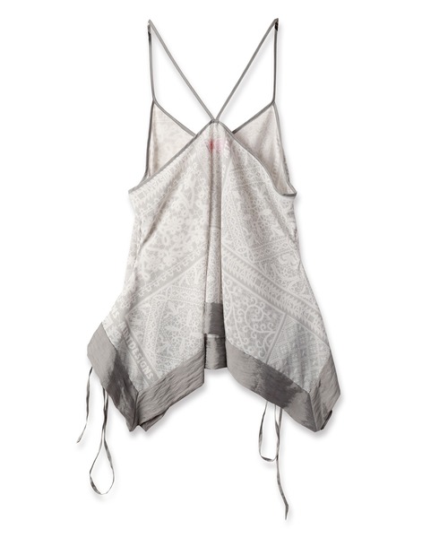 mintdesigns（ミントデザインズ）の「LACE COLLAGE CAMISOLE / レースコラージュキャミソール（キャミソール・レディース・ブラック/グレー・2）」の10枚目の写真