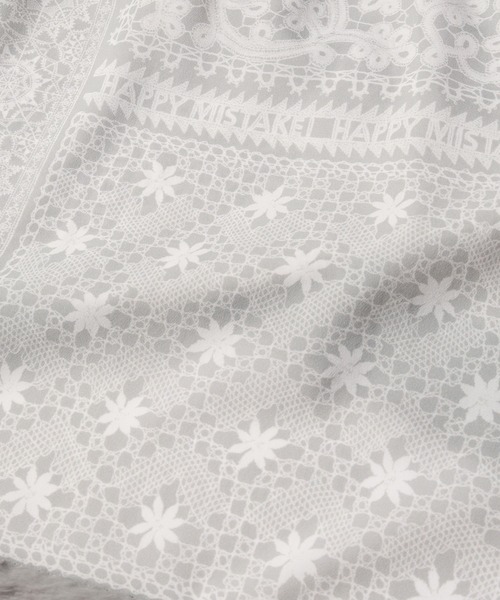 mintdesigns（ミントデザインズ）の「LACE COLLAGE CAMISOLE / レースコラージュキャミソール（キャミソール・レディース・ブラック/グレー・2）」の14枚目の写真