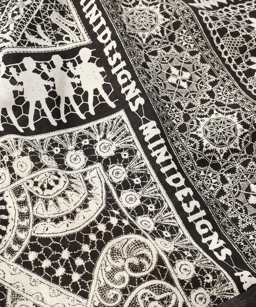 mintdesigns（ミントデザインズ）の「LACE COLLAGE CAMISOLE / レースコラージュキャミソール（キャミソール・レディース・ブラック/グレー・2）」の19枚目の写真