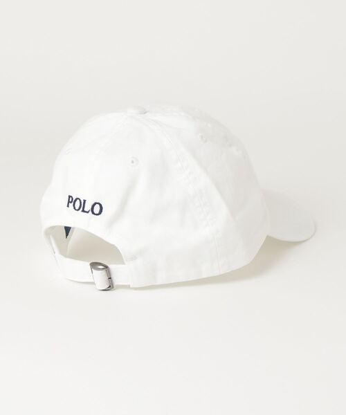 POLO RALPH LAUREN CHILDRENSWEAR（ポロ ラルフ ローレン チルドレンズウェア）の「コットン チノ ベースボール キャップ（キャップ・キッズ・ホワイト・ONE）」の4枚目の写真