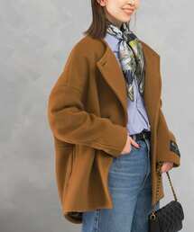 URBAN RESEARCH ROSSO WOMEN | LaTorreノーカラーコート(ノーカラーコート)