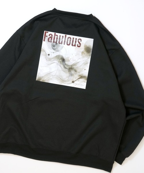 おしゃれスタ(オシャレスタ)の「cardboard knit crew neck design cutsew/ダンボールニット クルーネック デザイン カットソー オーバーサイズ メンズ レディース(スウェット・メンズ・グレー/ホワイト系その他/ブラック系その他2/グレー系その他/ホワイト系その他2/ブラック系その他/ブラック/ホワイト/チャコールグレー・XL/L/M)」の6枚目の写真