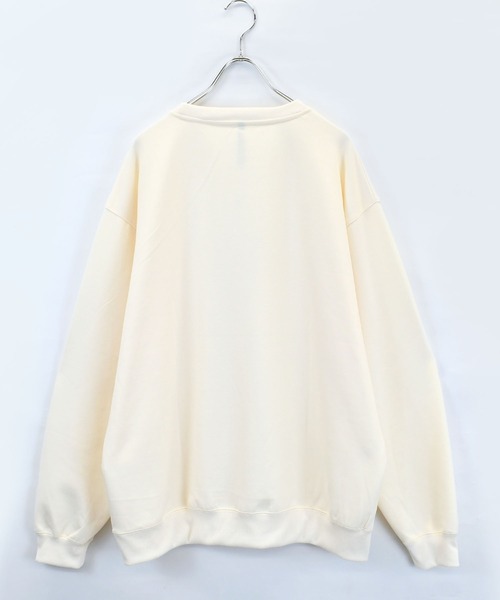 おしゃれスタ(オシャレスタ)の「cardboard knit crew neck design cutsew/ダンボールニット クルーネック デザイン カットソー オーバーサイズ メンズ レディース(スウェット・メンズ・グレー/ホワイト系その他/ブラック系その他2/グレー系その他/ホワイト系その他2/ブラック系その他/ブラック/ホワイト/チャコールグレー・XL/L/M)」の14枚目の写真