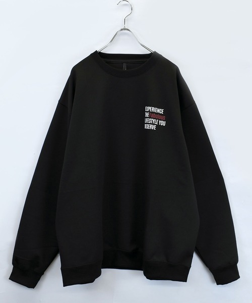 おしゃれスタ(オシャレスタ)の「cardboard knit crew neck design cutsew/ダンボールニット クルーネック デザイン カットソー オーバーサイズ メンズ レディース(スウェット・メンズ・グレー/ホワイト系その他/ブラック系その他2/グレー系その他/ホワイト系その他2/ブラック系その他/ブラック/ホワイト/チャコールグレー・XL/L/M)」の19枚目の写真
