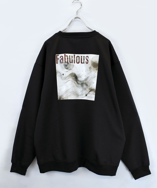 おしゃれスタ(オシャレスタ)の「cardboard knit crew neck design cutsew/ダンボールニット クルーネック デザイン カットソー オーバーサイズ メンズ レディース(スウェット・メンズ・グレー/ホワイト系その他/ブラック系その他2/グレー系その他/ホワイト系その他2/ブラック系その他/ブラック/ホワイト/チャコールグレー・XL/L/M)」の20枚目の写真