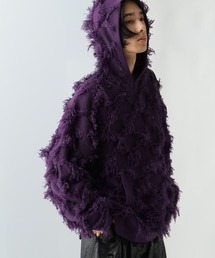 HARE | 【UNDERGROUND MODE】フリンジニットフーディ(HARE)(パーカー)