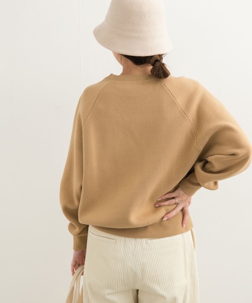 URBAN RESEARCH DOORS(アーバンリサーチドアーズ)の「ダブルジャガードロゴKNIT(ニット/セーター・レディース・ベージュ/ネイビー/チャコールグレー・MEDIUM)」の13枚目の写真