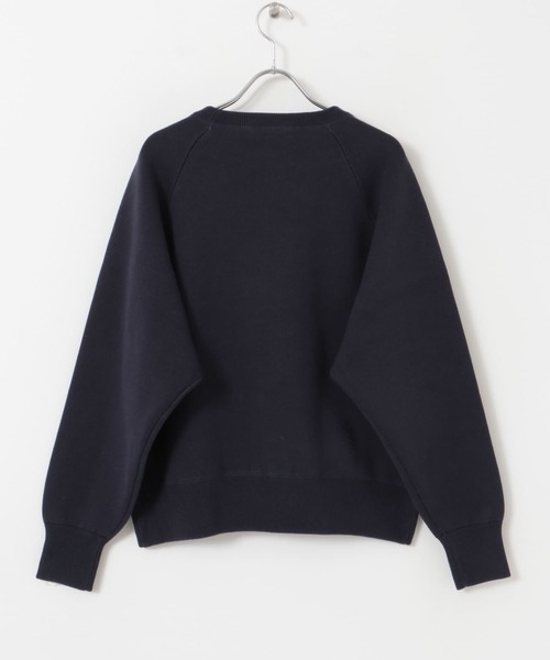 URBAN RESEARCH DOORS(アーバンリサーチドアーズ)の「ダブルジャガードロゴKNIT(ニット/セーター・レディース・ベージュ/ネイビー/チャコールグレー・MEDIUM)」の4枚目の写真