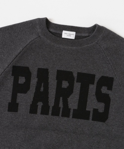 URBAN RESEARCH DOORS(アーバンリサーチドアーズ)の「ダブルジャガードロゴKNIT(ニット/セーター・レディース・ベージュ/ネイビー/チャコールグレー・MEDIUM)」の7枚目の写真