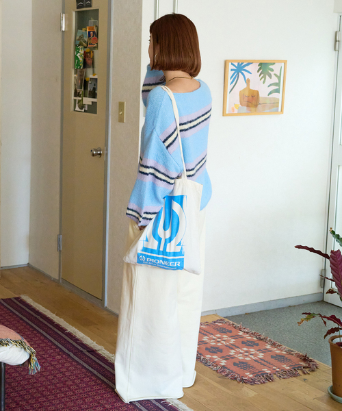 マルチボーダーニット（ニット/セーター）｜B.C STOCK（ベーセー