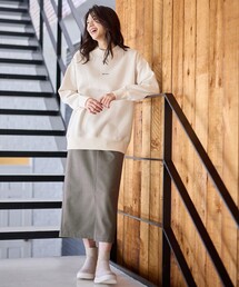 ANY | 【ウエストゴム/裏起毛】チェックボンディングタイトスカート(スカート)