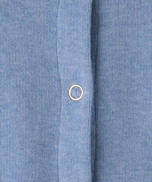 CITEN(シテン)の「<CITEN>スウェットライクニットカーディガン(カーディガン/ボレロ・レディース・ダークグレー/ライトグレー/ライトブルー/コバルトブルー・FREE)」の7枚目の写真
