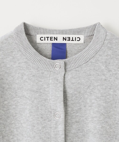 CITEN(シテン)の「<CITEN>スウェットライクニットカーディガン(カーディガン/ボレロ・レディース・ダークグレー/ライトグレー/ライトブルー/コバルトブルー・FREE)」の20枚目の写真