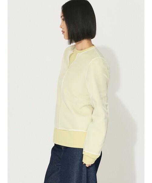 MIDIUMISOLID(ミディウミソリッド)の「MIDIUMISOLID for Ladies シアースキッパープルオーバー(Tシャツ/カットソー・レディース・アイボリー/イエロー/ブラック・FREE)」の9枚目の写真