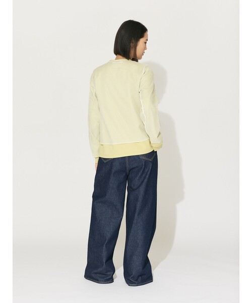 MIDIUMISOLID(ミディウミソリッド)の「MIDIUMISOLID for Ladies シアースキッパープルオーバー(Tシャツ/カットソー・レディース・アイボリー/イエロー/ブラック・FREE)」の15枚目の写真