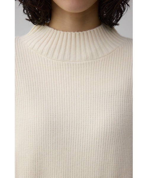 シャギースリーブニットトップス