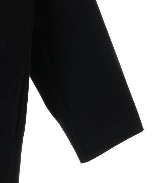 martinique（マルティニーク）の「【CURRENTAGE/カレンテージ】Double face cloth long coat（ステンカラーコート・レディース・チェック/ネイビー・FREE）」の14枚目の写真