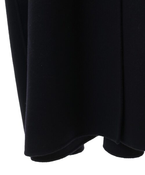 martinique（マルティニーク）の「【CURRENTAGE/カレンテージ】Double face cloth long coat（ステンカラーコート・レディース・チェック/ネイビー・FREE）」の16枚目の写真