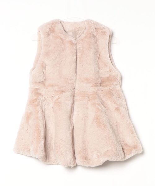 paravion（パラビオン）の「ファーペプラムベスト（ベスト・レディース・グレー/ベージュ・FREE）」の17枚目の写真