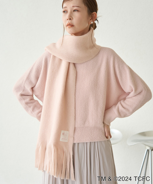 ROPE' PICNIC（ロペピクニック）の「☆【Care Bears(ケアベア)×ROPE' PICNIC】ソフトタッチフラッフィーマフラー/静電気防止（マフラー・レディース・チャコールグレー/ピンク/キナリ/ブラウン系その他2/ブルー系その他4・FREE）」の17枚目の写真